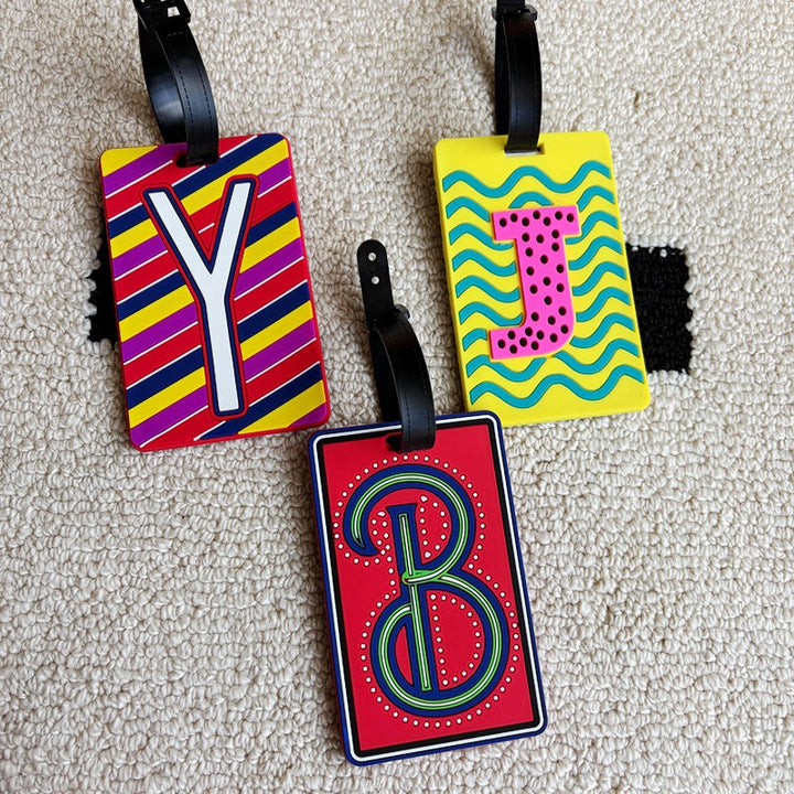 Personalized Striped Luggage Tag Stornfield