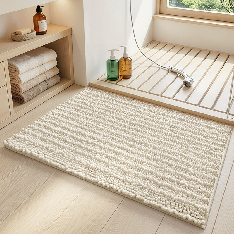 Plush Textured Bath Mat
