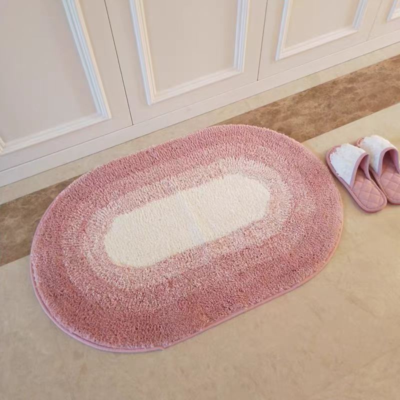 Plush Non-Slip Memory Foam Bath Mat with Cute Fish Pattern
