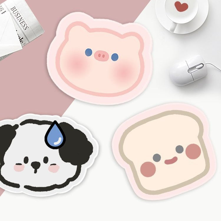 Cute Pig-Themed Mouse Pad
