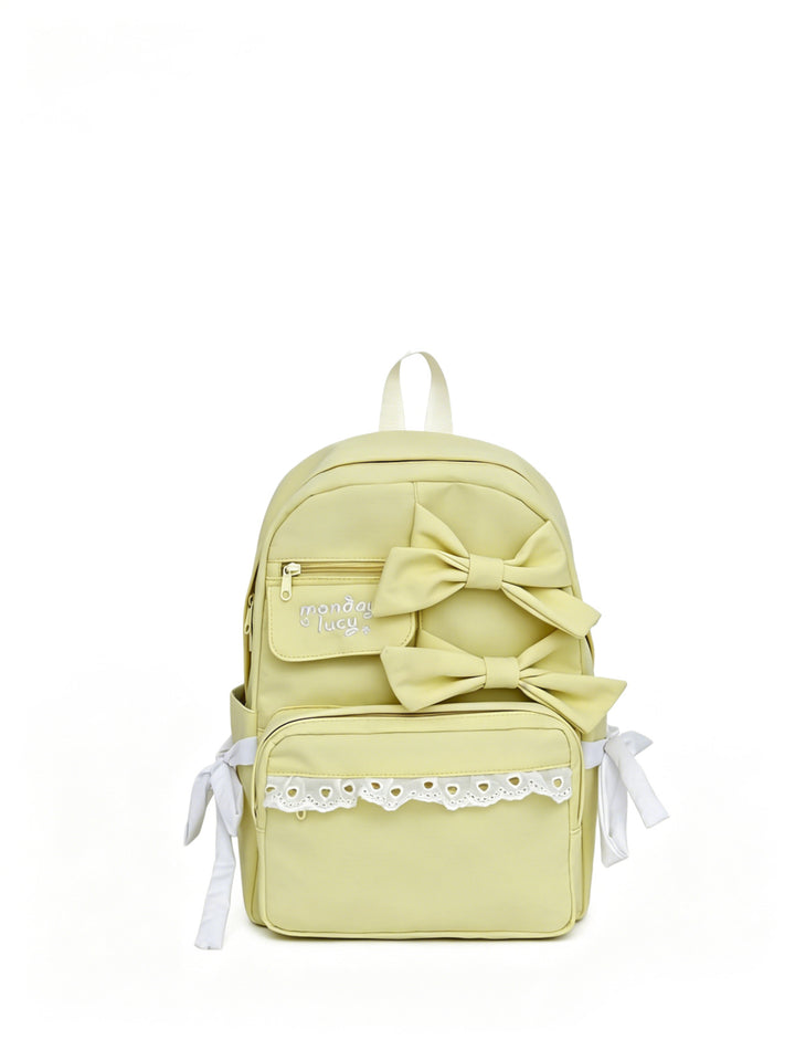 Cute Bow-Accent School Backpack Stornfield