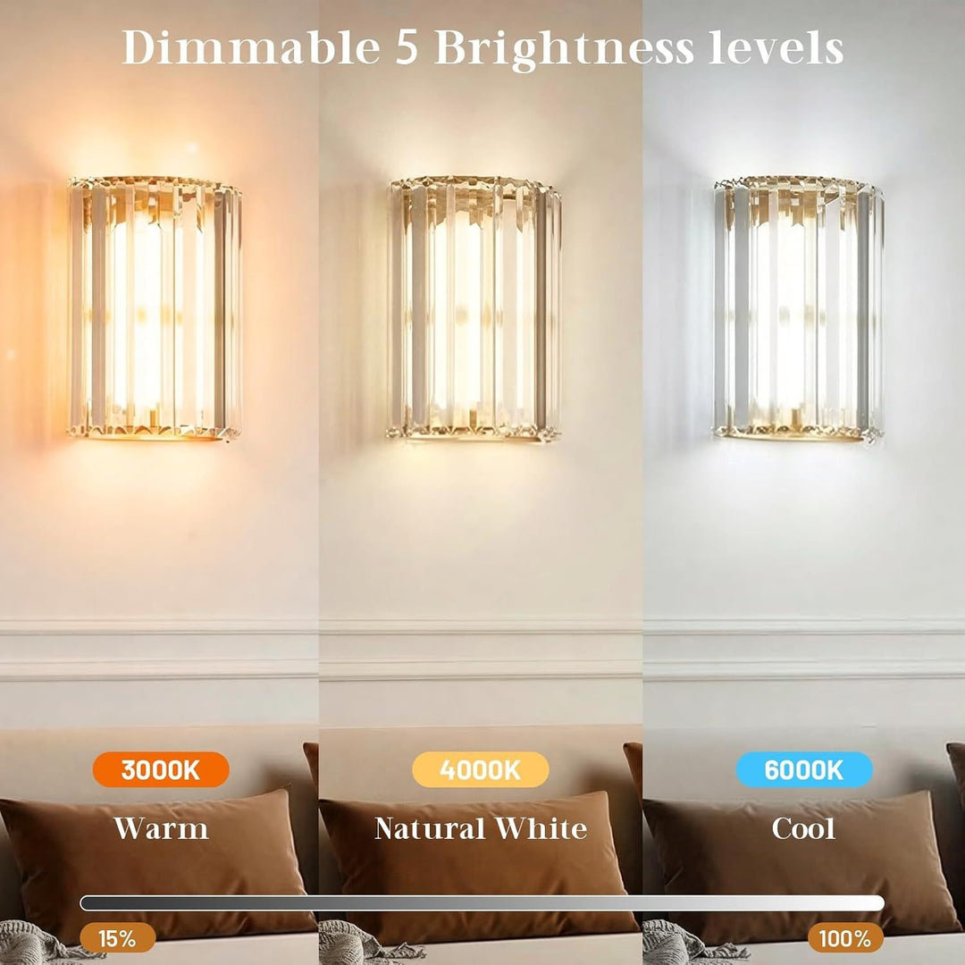 Elegant Crystal Wall Light