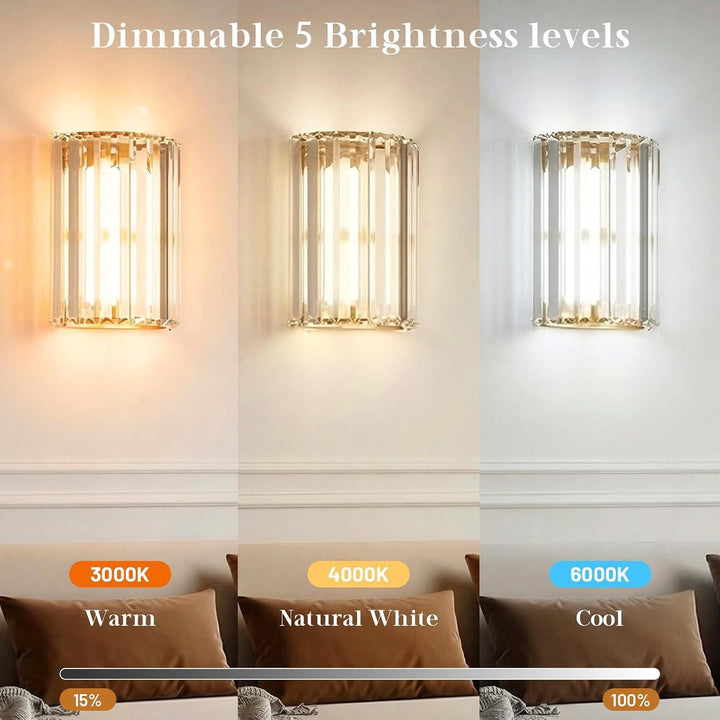 Elegant Crystal Wall Light
