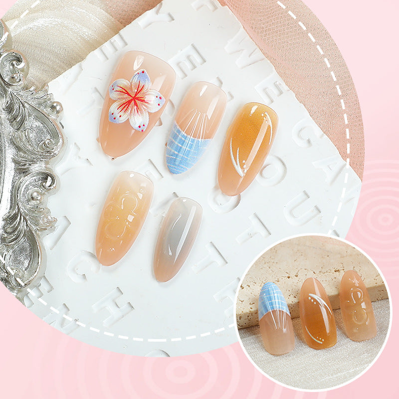 Floral and Ocean-Inspired Press-On Nails Stornfield