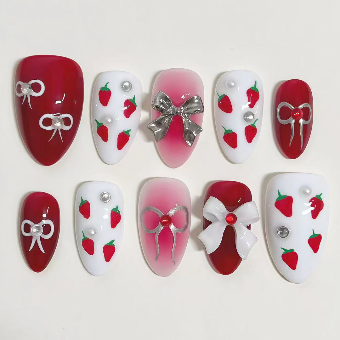 Decorative Press-On Nail Art Set 1790746252