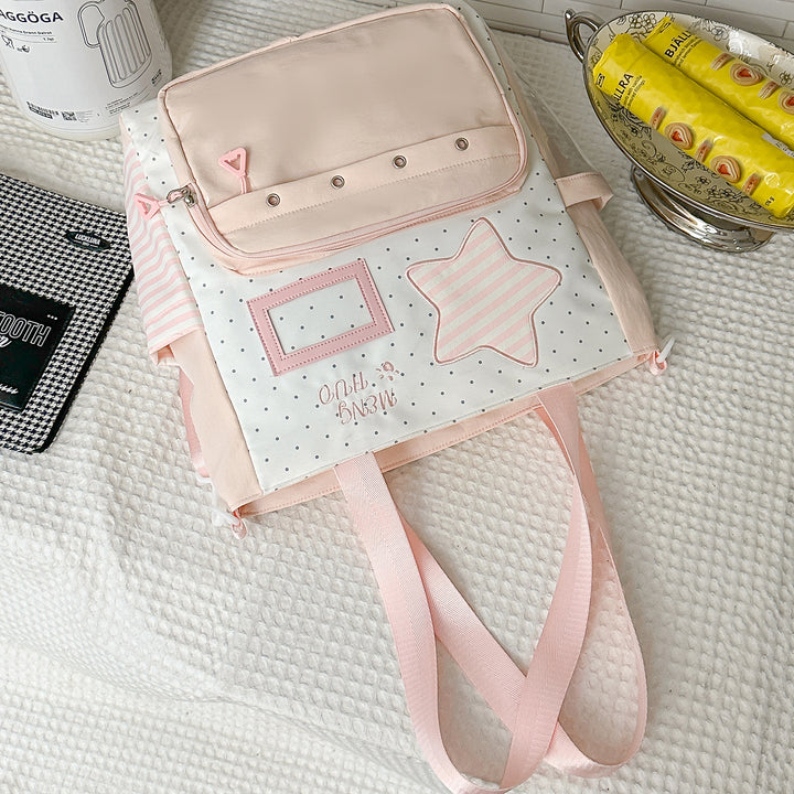 Fun-Themed Star Print Backpack Stornfield