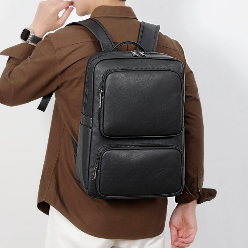 Business Rucksack with High-Quality Artificial Leather and Ergonomic Shoulder Straps Stornfield