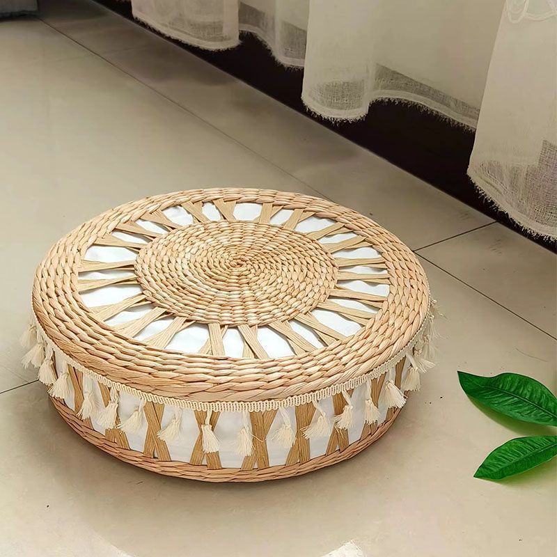 Handcrafted Pouf in Boho Style Stornfield