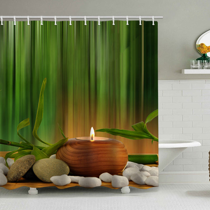 Tranquil Zen Nature Shower Curtain Stornfield