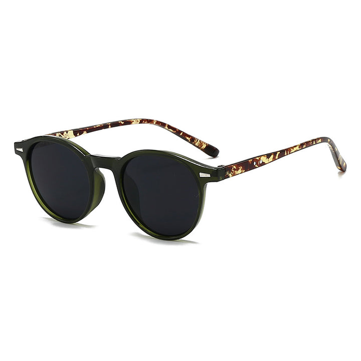 Retro Round Frame Sunglasses