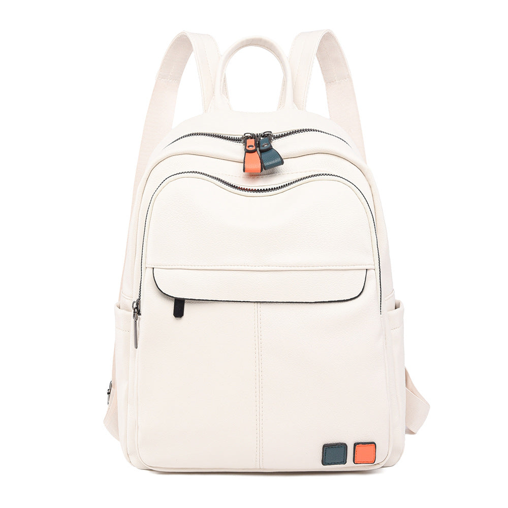 Leather Multi-Compartment Backpack Stornfield