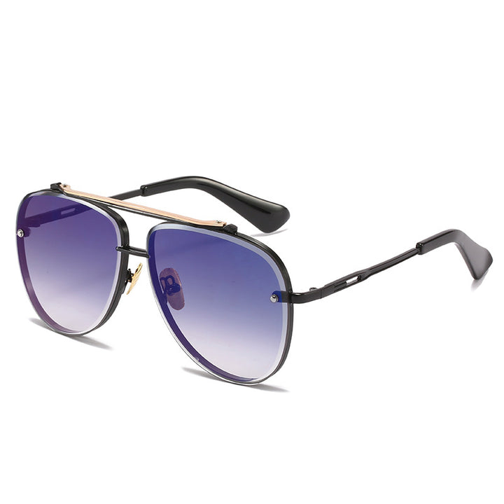 Women's Oversized Pilot Sunglasses with Adjustable Nose Pads and High-Quality Metal Frame Stornfield
