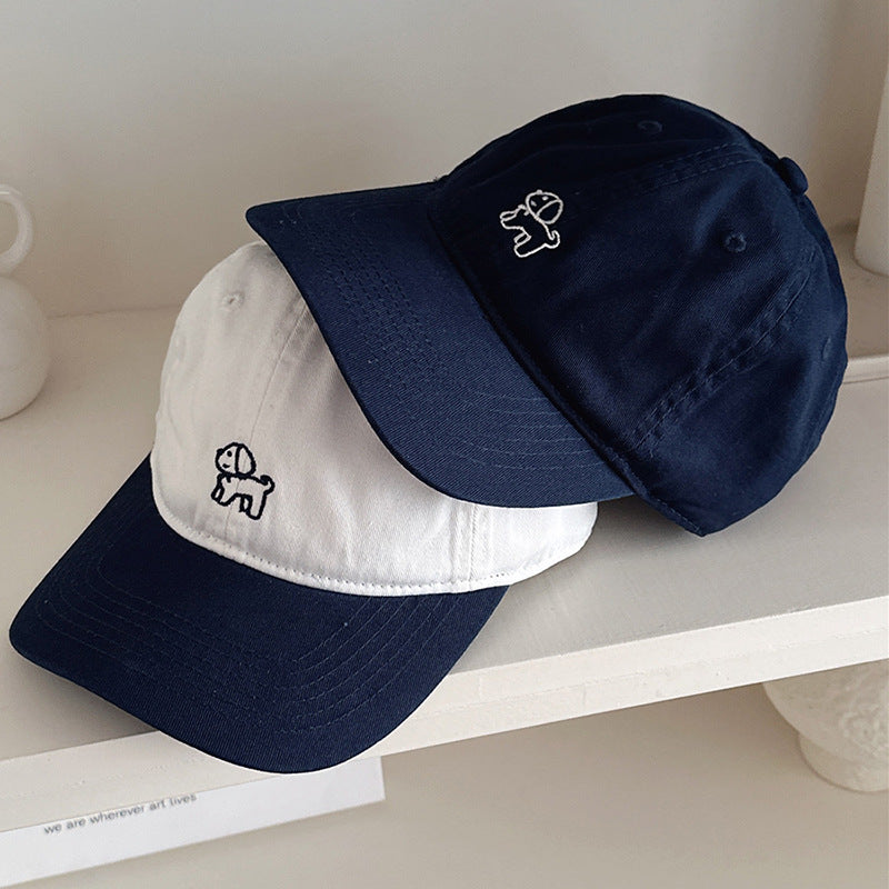 Women's Casual Embroidered Dog Baseball Cap Stornfield
