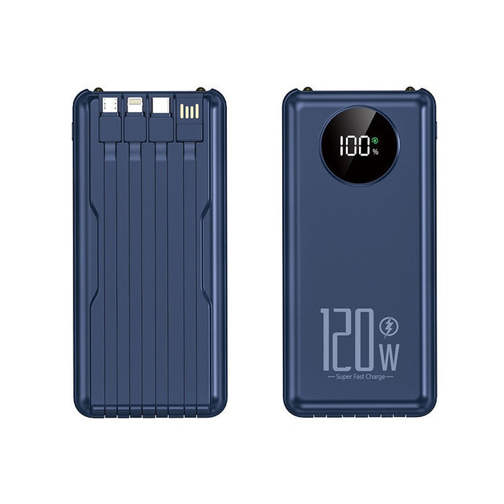 Portable high-performance power bank with intelligent cable management Stornfield