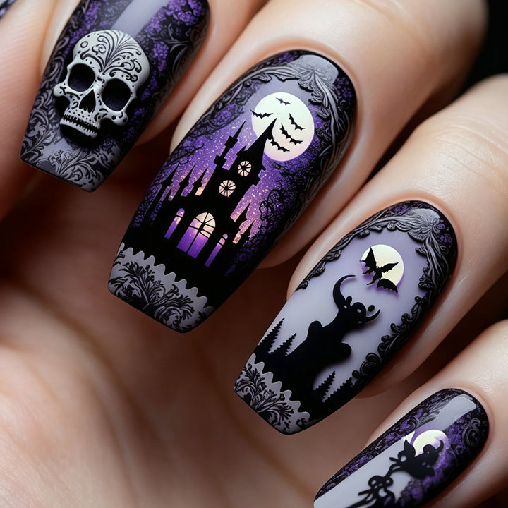 Creative Halloween Style Artificial Nails Stornfield