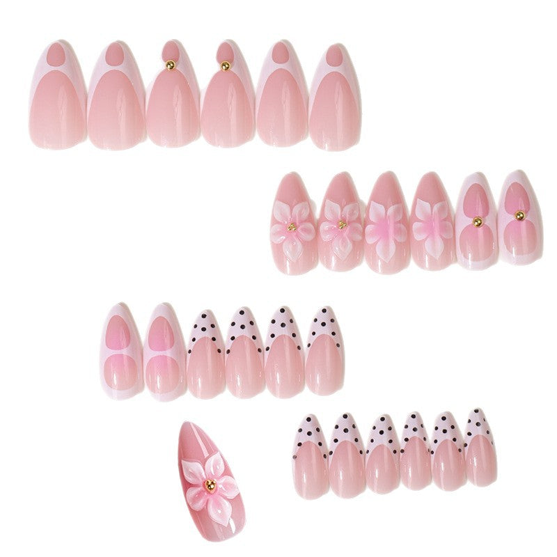 Artistic Floral Design Nail Tip Set Stornfield