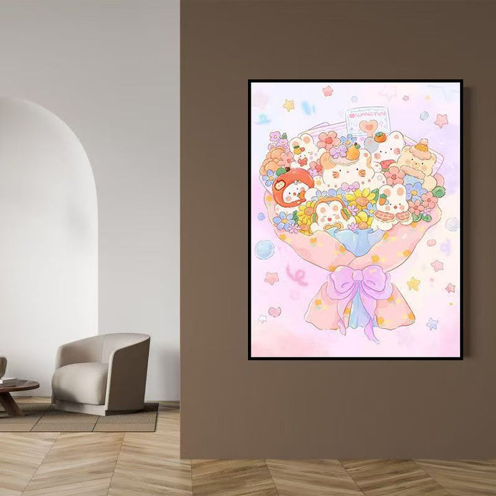 Whimsical Food-Themed Canvas Art Print Stornfield