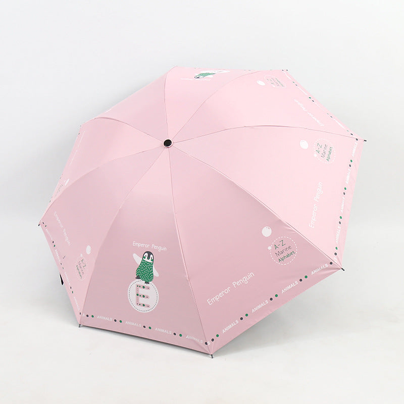 Women's Folding Umbrella with Fun Animal Design Stornfield