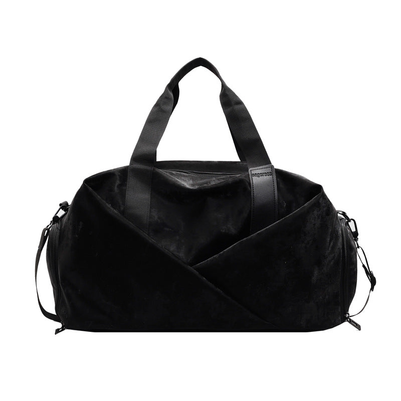 Luxurious Velvet Travel Duffel Stornfield