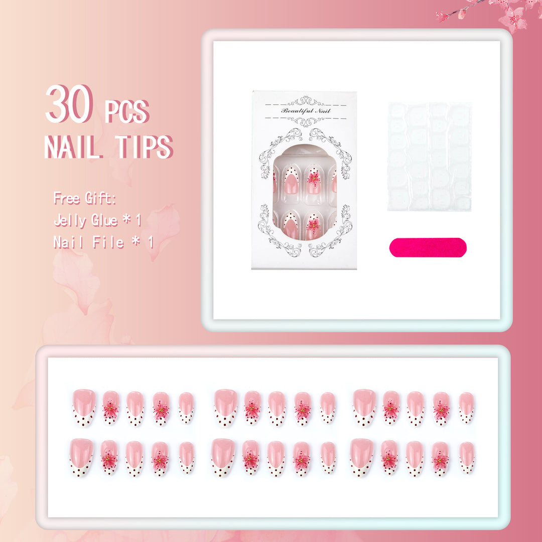 Floral Design Nail Art