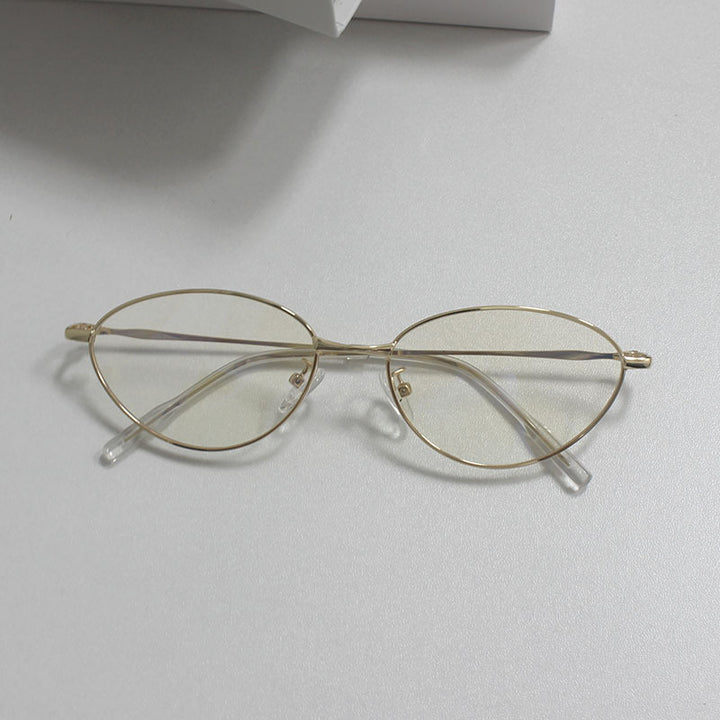 Fashionable Rectangular Glasses with Fine Metal Frame Stornfield