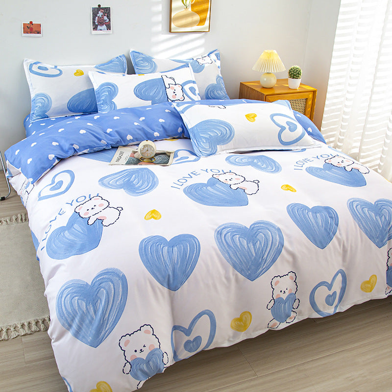 Modern Grid Pattern Comforter Set