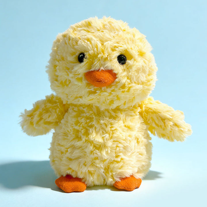 Plush Sitting Duck Soft Toy with Ultra-Soft Faux Fur and Bean-Fill Body Stornfield
