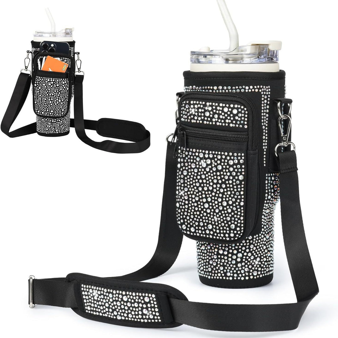 Ladies Glittering Drink Container Bag with Versatile Functionality Stornfield