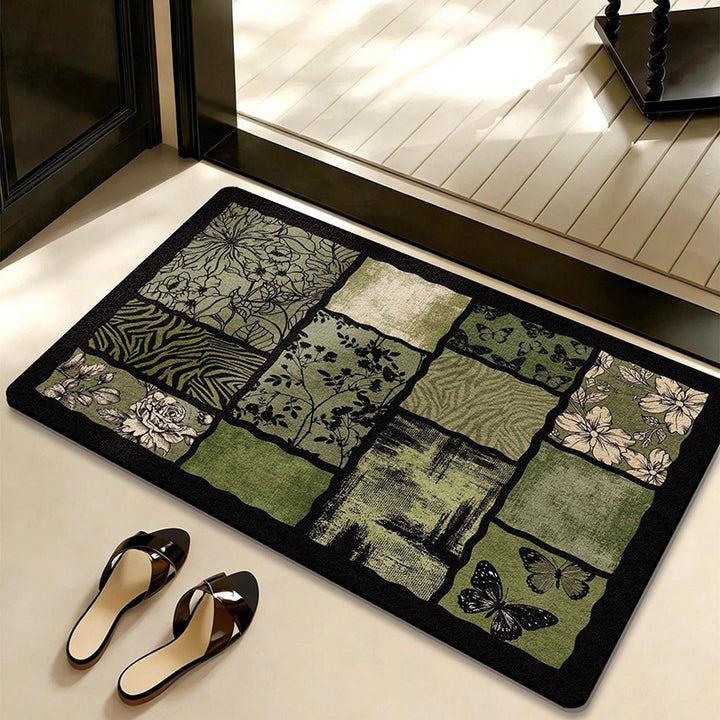 Artistic Botanical Door Mat