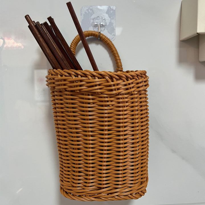 Unisex wall basket with practical hook Stornfield