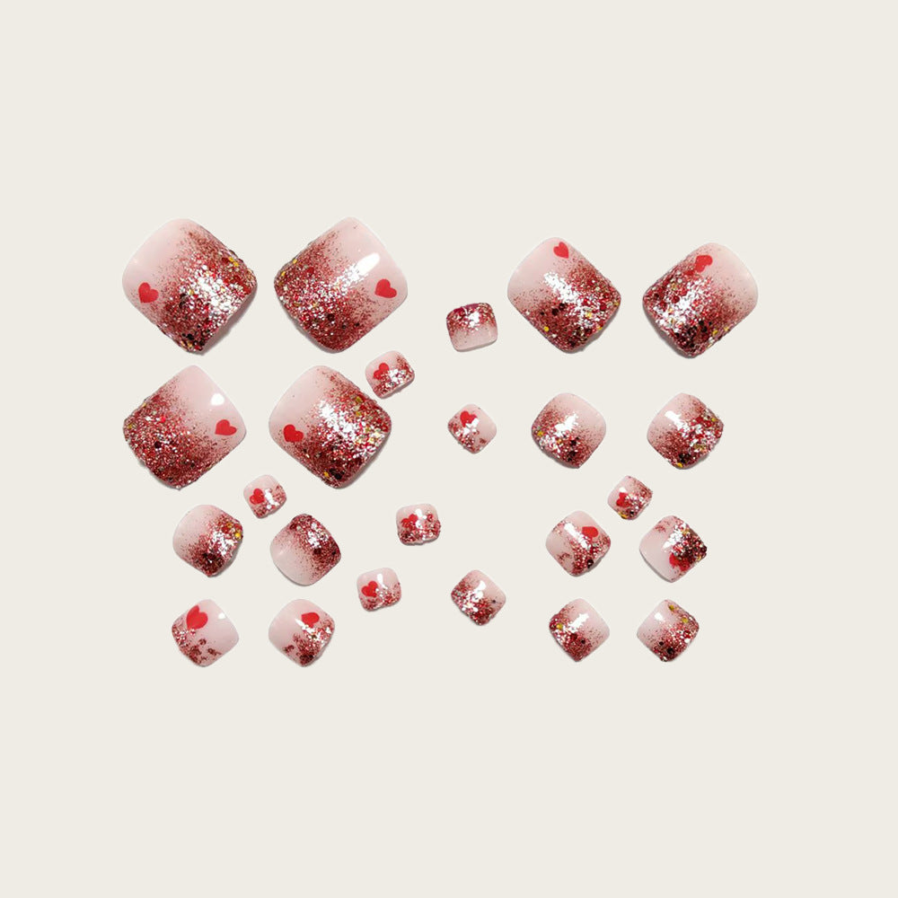 Festive Toenail Art Stornfield