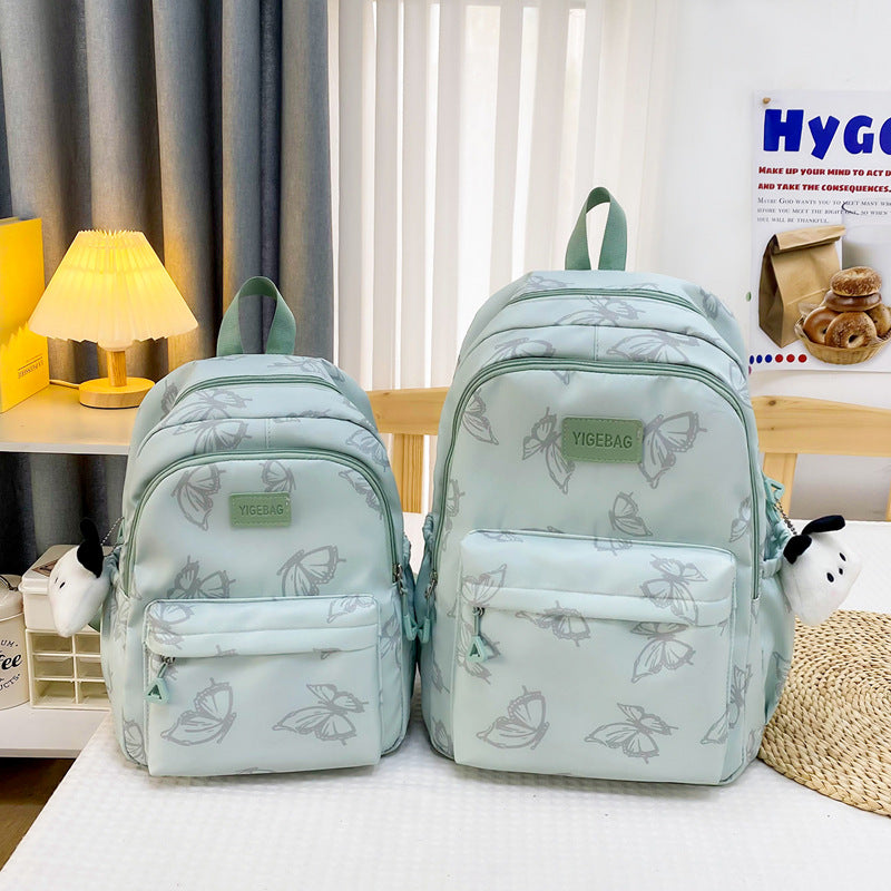 Floral Print Multi-Pocket Backpack Stornfield
