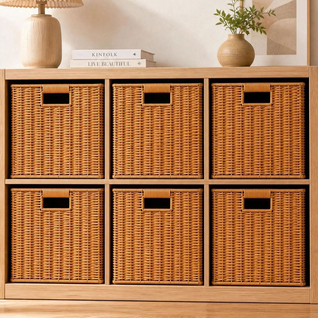 Rectangular Woven Storage Bin Stornfield