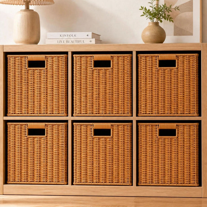 Rectangular Woven Storage Bin Stornfield