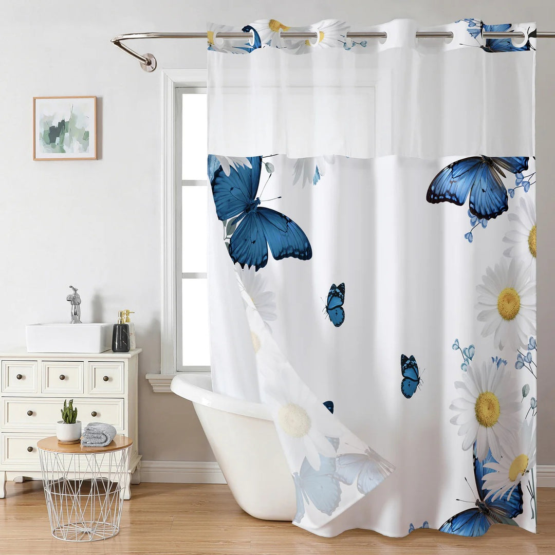 Artistic Floral Shower Curtain Stornfield