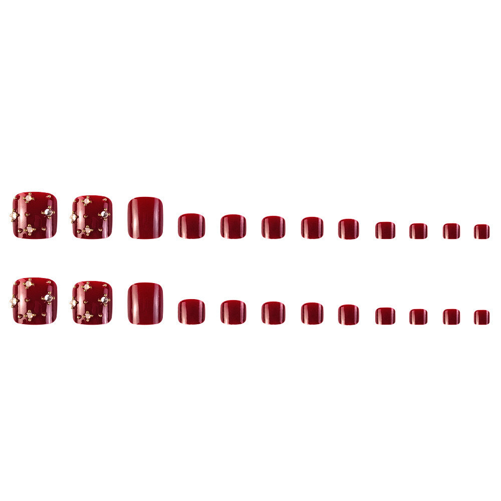 Nail art set with elegant design and glitter accents Stornfield