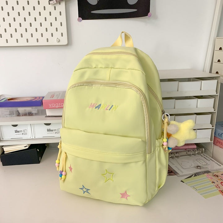 Playful Star-Embellished Backpack Stornfield
