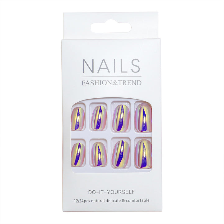 Premium Mirror Finish Press-On Nail Set Stornfield