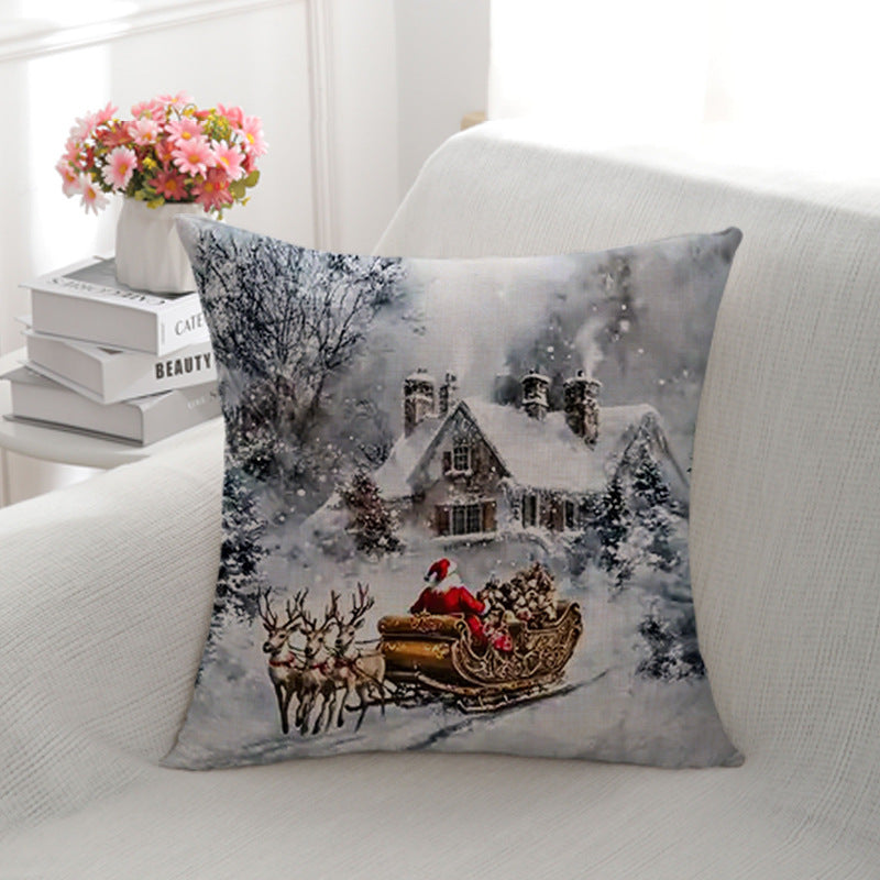Elegant Floral Decorative Throw Pillow