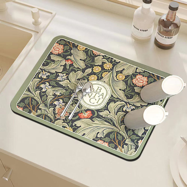 Floral Decorative Kitchen Mat Stornfield