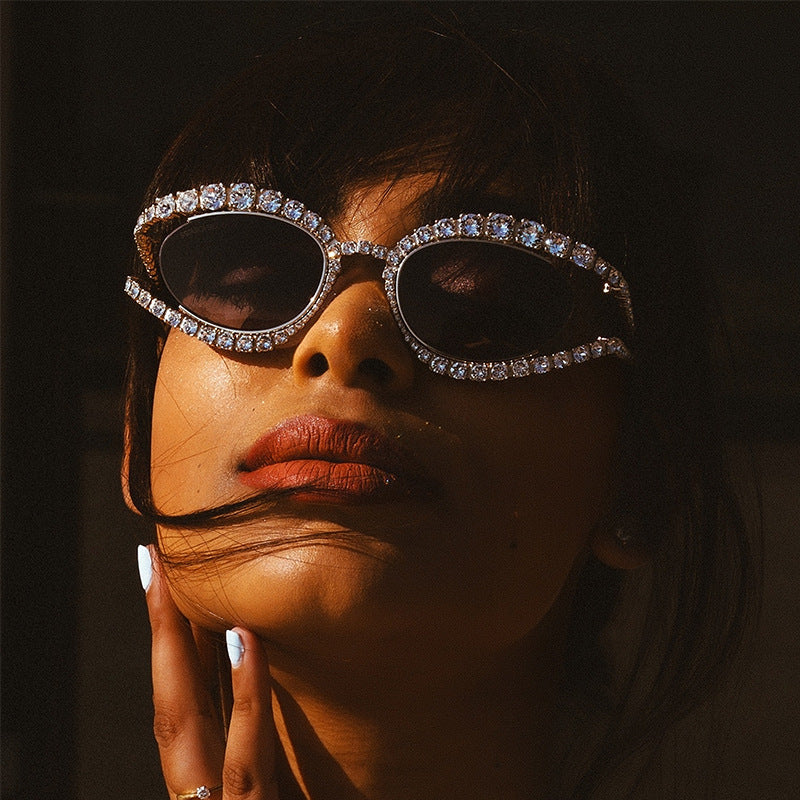 Ladies Glamorous Sunglasses with Sparkling Crystal Accents Stornfield