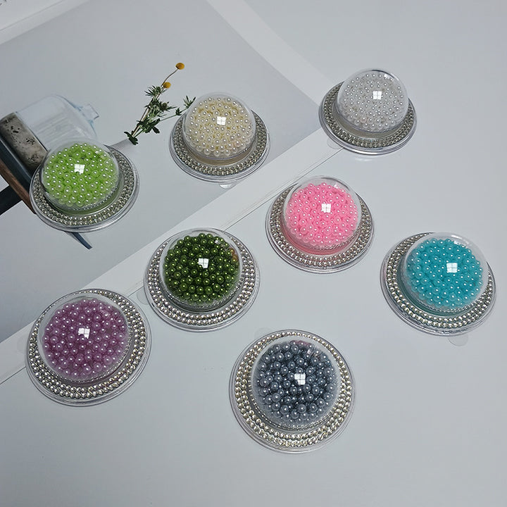 Decorative Beaded Cosmetic Mirror Stornfield