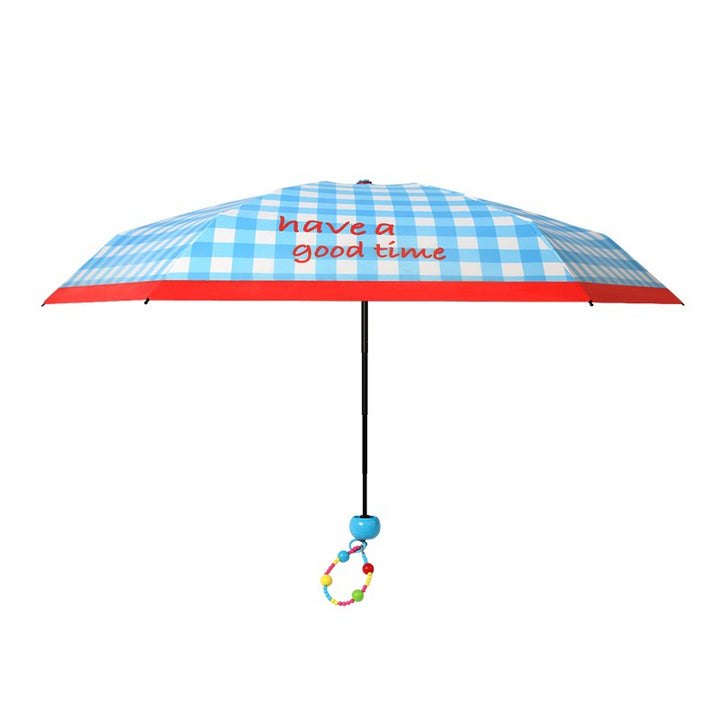 Women playful picnic folding umbrella Stornfield