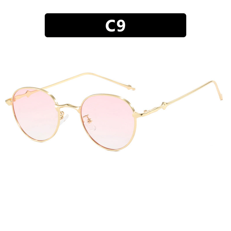 Ladies elegant sunglasses in fashionable oval design Stornfield