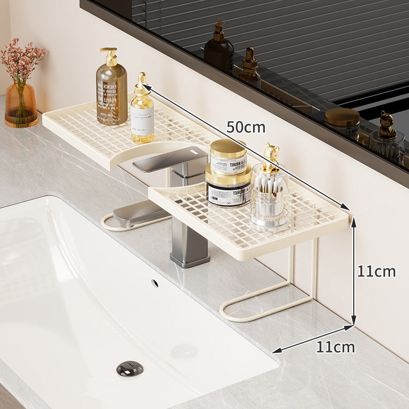 Over-Sink Grid Countertop Organizer Shelf