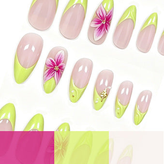 Floral Articulated Nail Enhancements Stornfield