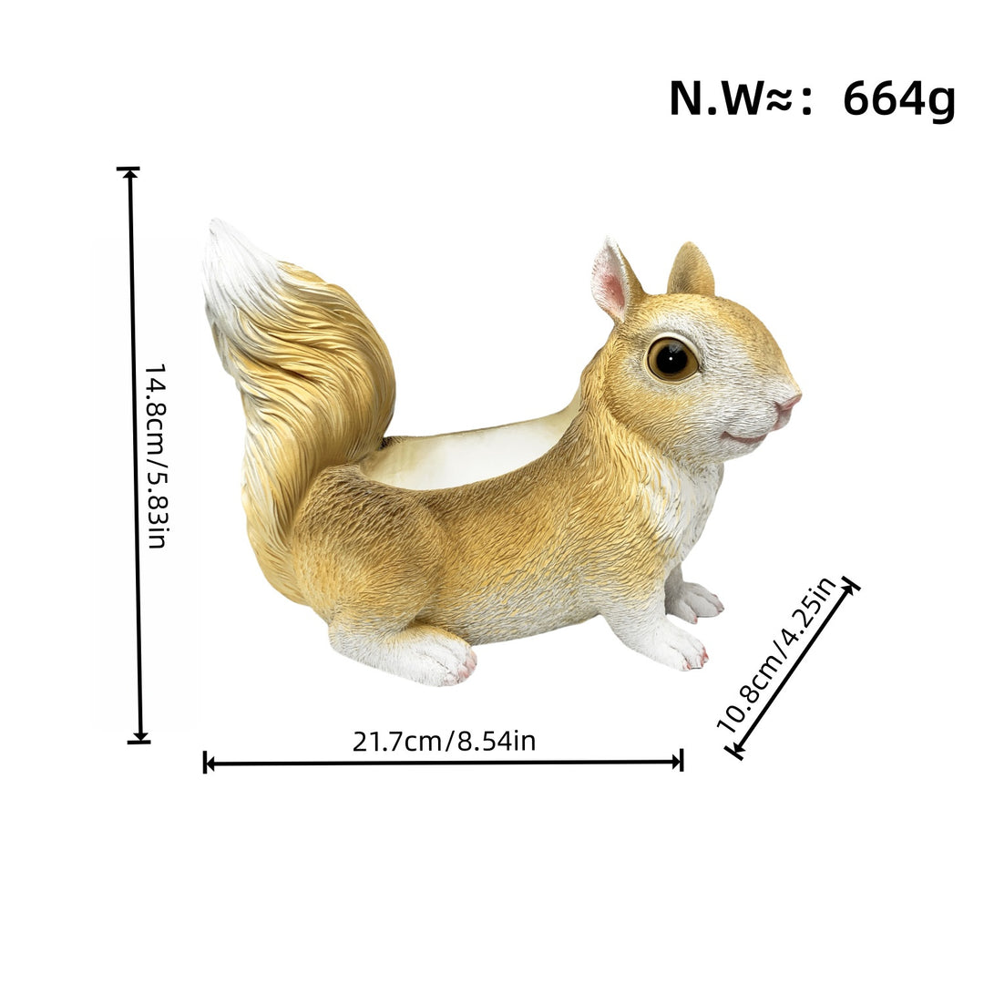 Squirrel-shaped planter Stornfield