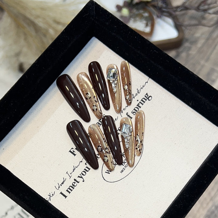 Glamorous Long Stiletto Press-On Nails