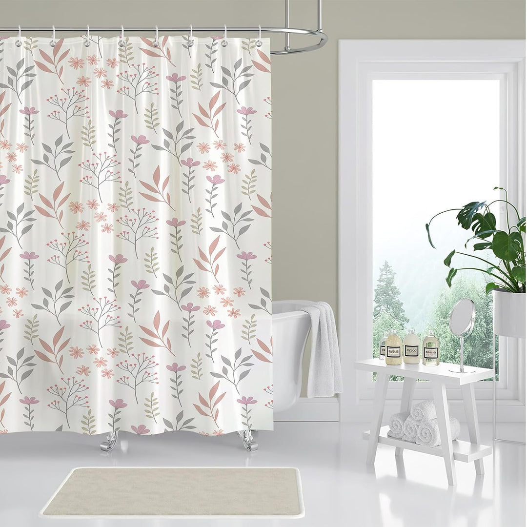 Floral Print Shower Curtain Stornfield