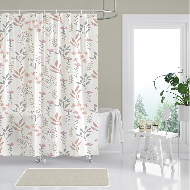Floral Print Shower Curtain Stornfield